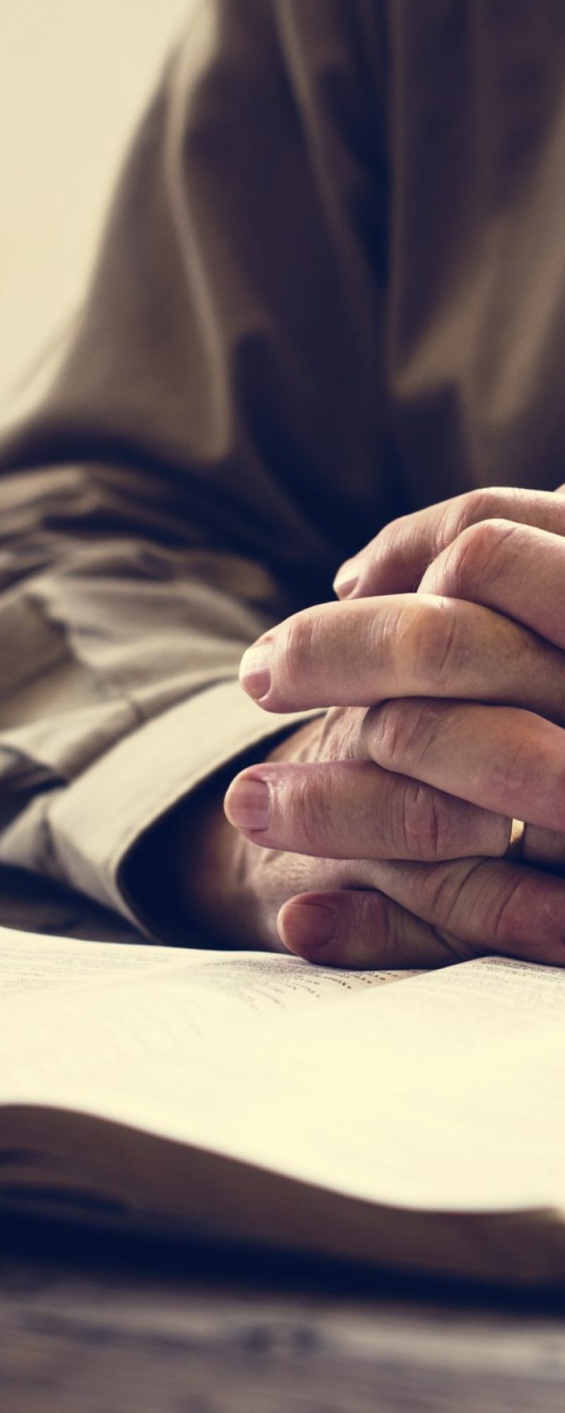 Hands prayer faith in christianity religion